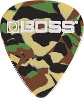 BOSS BPK-12-CH CELLULOID PICK HEAVY CAMO, 12 PACK